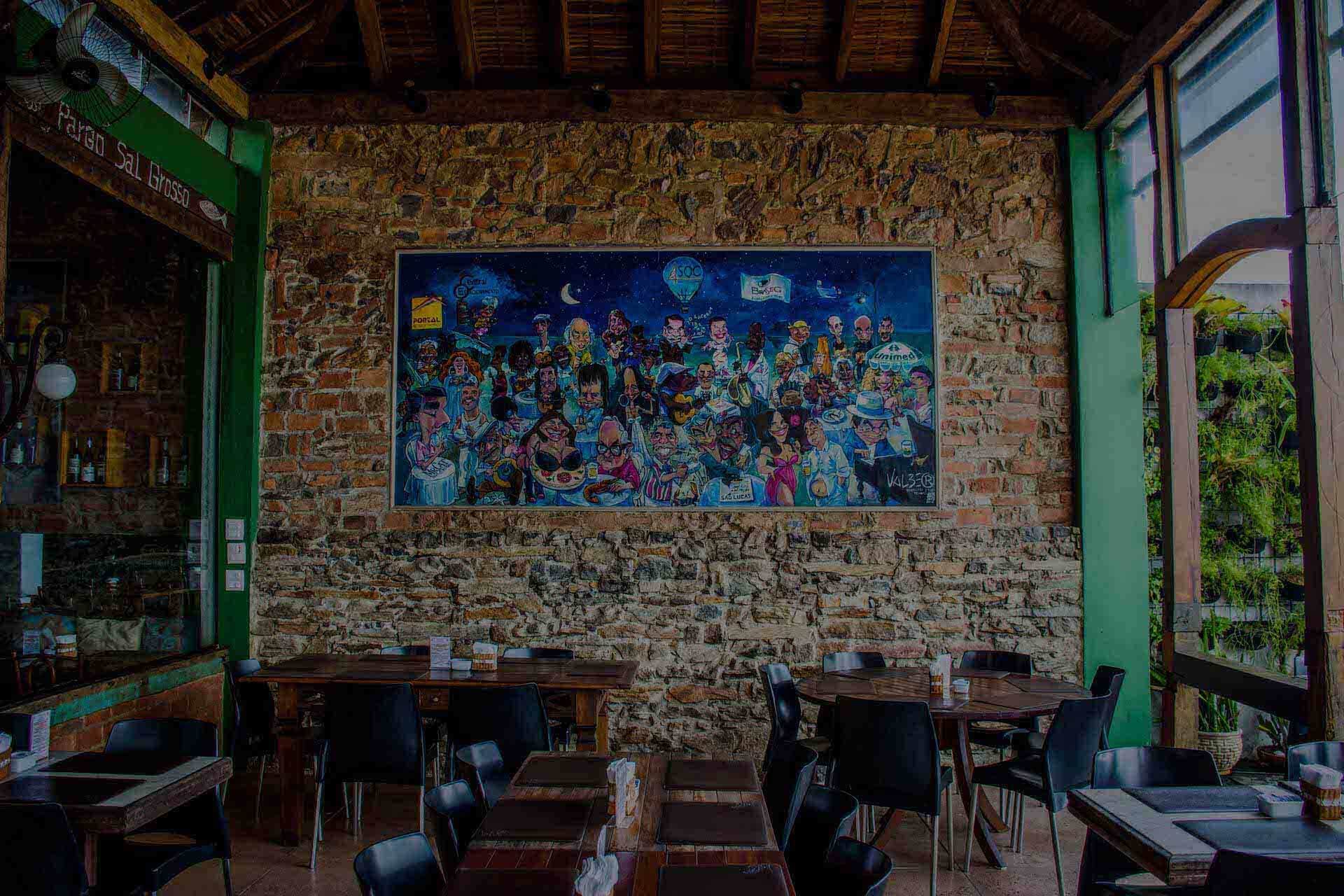 Ilhote Sul Restaurante - Quadro de famosos que já passaram no Ilhote Sul - Patrimônio e paixão macaense